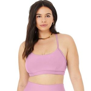 Alo Yoga Airlift Intrigue Bra - Pink Lavender S